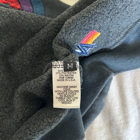 Aviator Nation Women's Disco Stitch 7 Hoodie- Charcoal - Picture 4 of 4